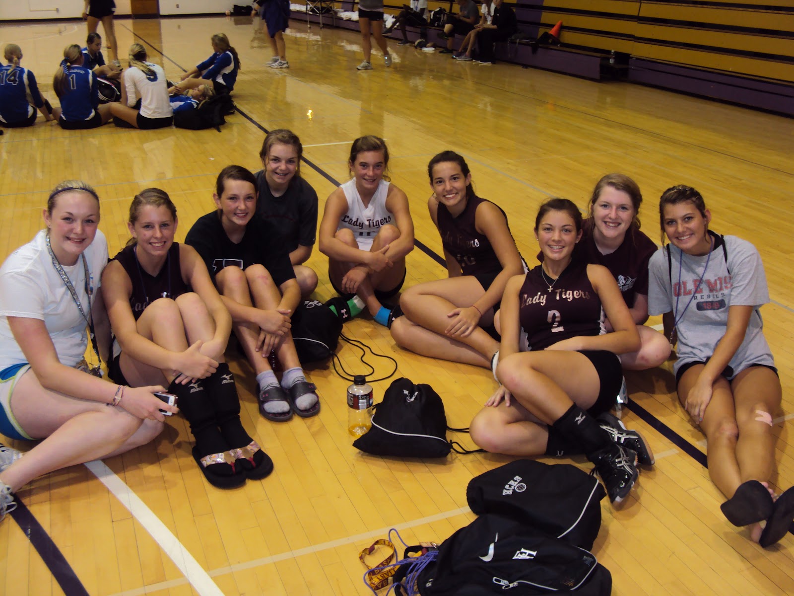 HCHS Lady Tiger Volleyball Varisty Team Volleyball Camp