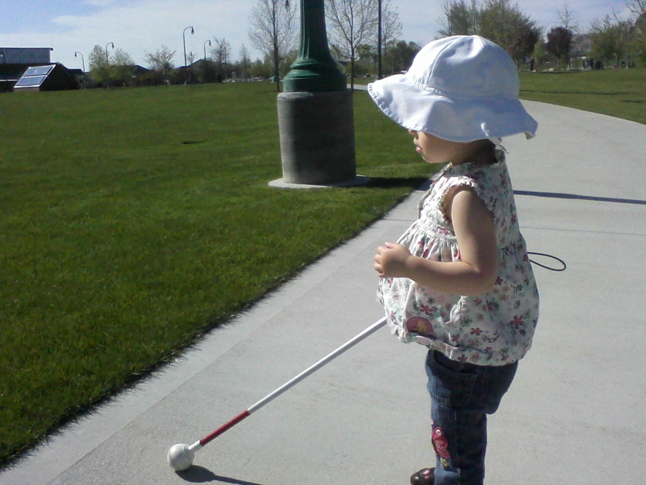 Raising a Blind Angel Toddler Canes