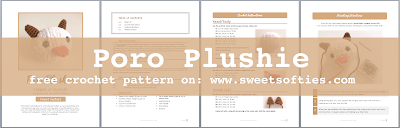 Poro League Of Legends Plushie Free Crochet Pattern Sweet Softies Amigurumi And Crochet