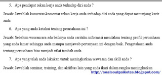 Contoh Soal Psikotes Psikologi Pt Askrindo Tahun 2018 Lengkap Balasan Tes Wawancara Kerja Mata Pelajaran