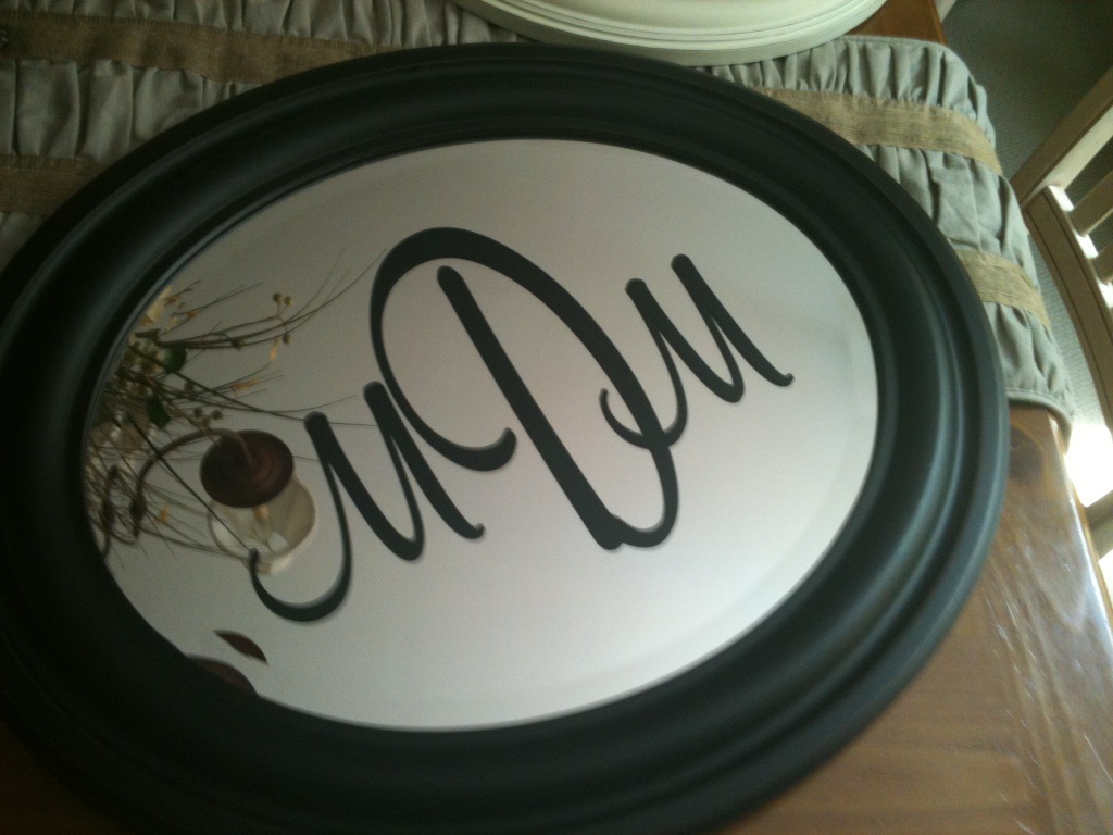 "Writing on the Walls" Personalized Mirrors
