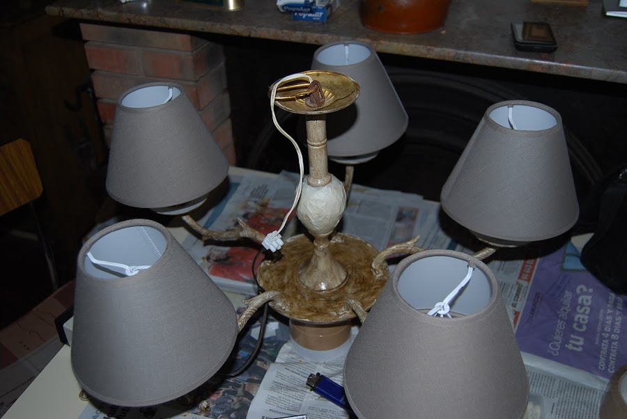 Reciclado y tuneado de lampara de techo