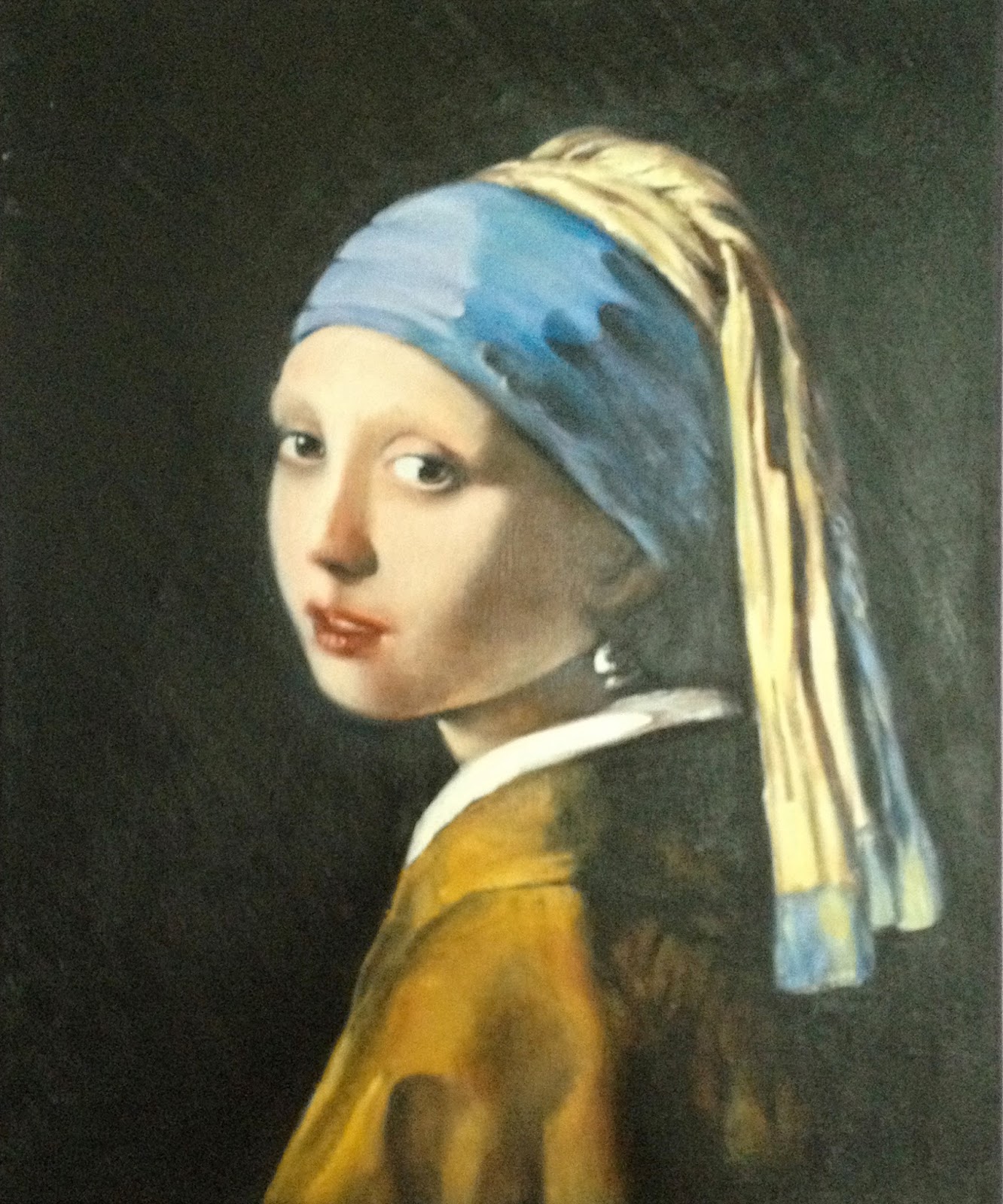 Tableau La Jeune Fille à La Perle Atelier d'Hélène: Peindre la jeune fille à la perle