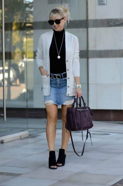 turtleneck tank top outfit
