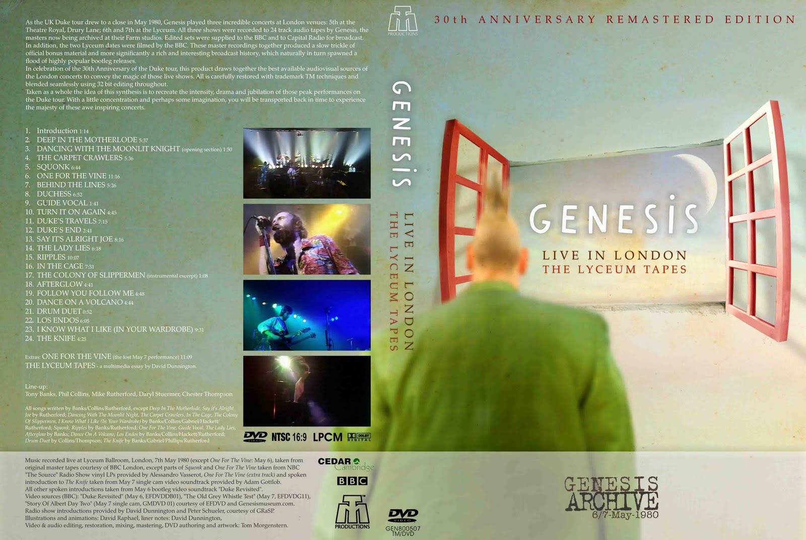 DVD Concert TH Power By Deer 5001 GENESIS 056&71980 Live In Lyceum Ballroom,London (DVD9 DVD Concert TH Power By Deer 5001 GENESIS 056&71980 Live In Lyceum Ballroom,London (DVD9