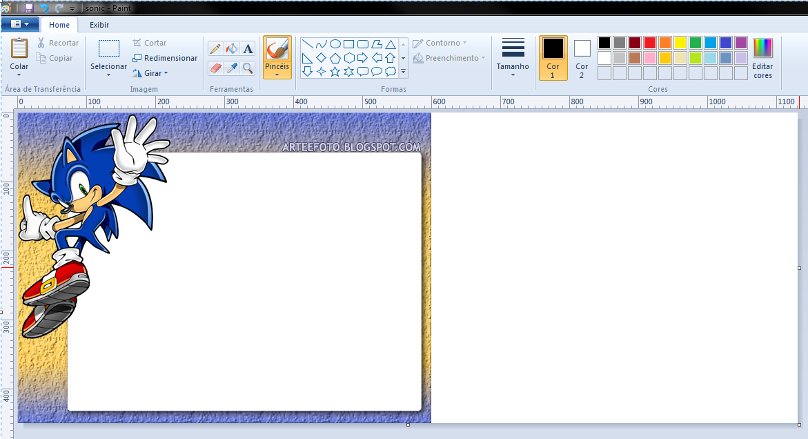 TATUBOLINHA DECORAÇÃO Editando Imagens no Paint