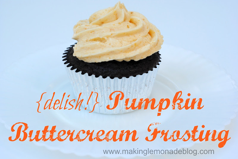 Pumpkin Vanilla Buttercream Frosting Recipe