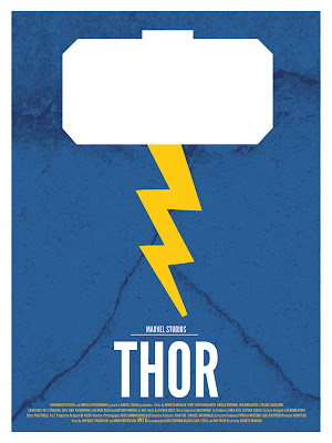 Marvel Movie Poster Series by DaveWill - Thor Print