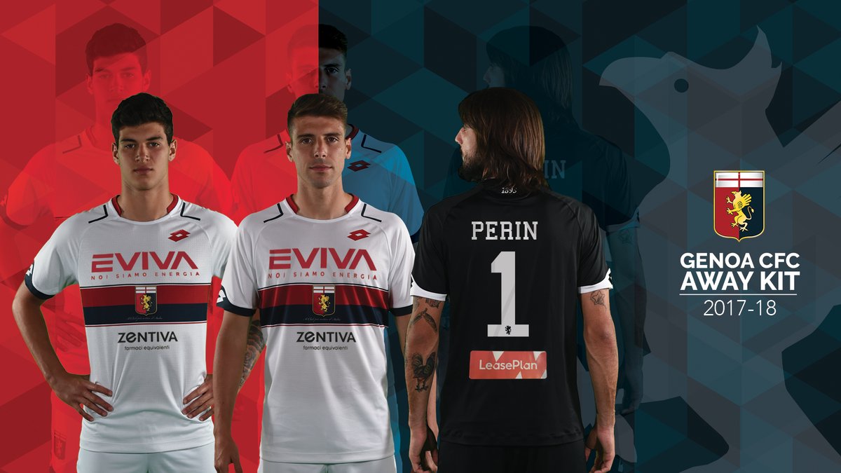 Genoa CFC 2017/18 Lotto Home Kit - FOOTBALL FASHION