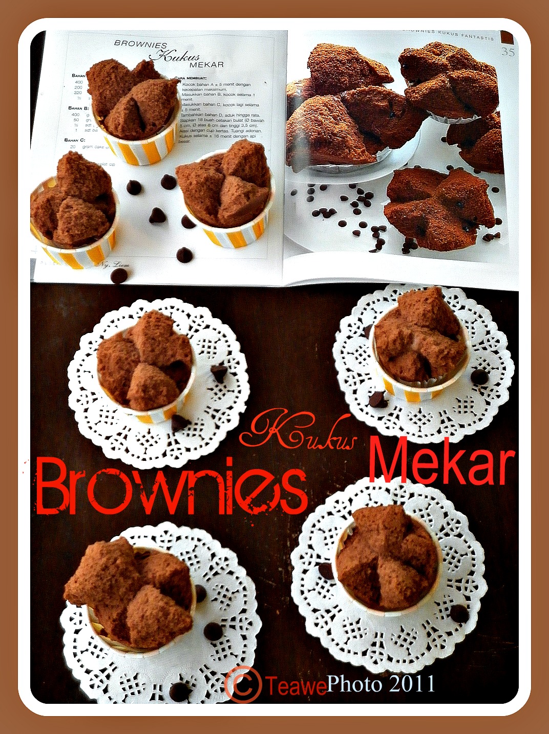 to Teawe's blog Brownies Kukus Mekar