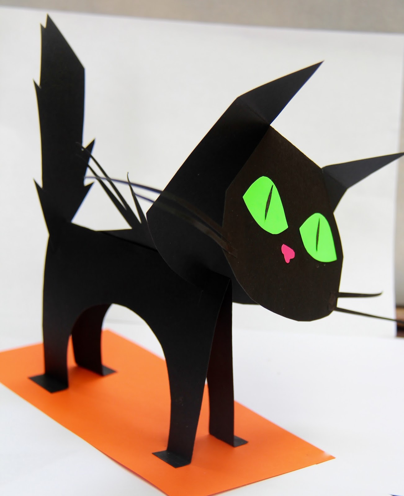 Da Diddley Craft Craft Halloween Black Paper Cat