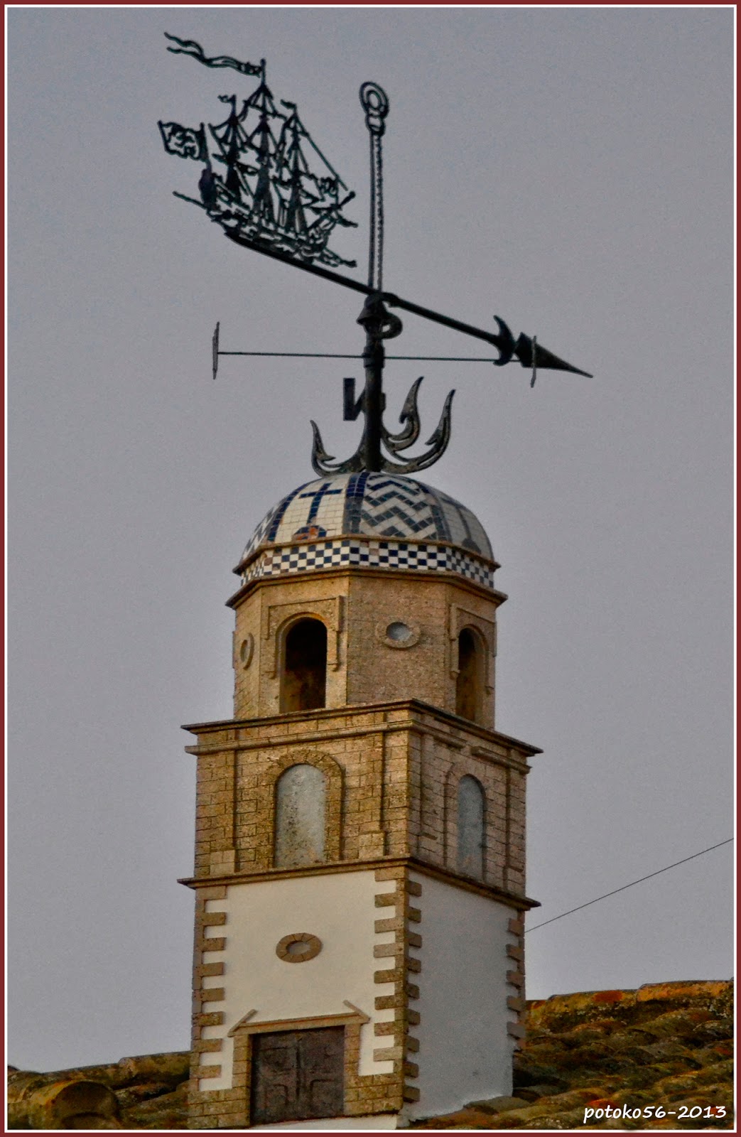 Torre de la Merced replica convertida en veleta Rota