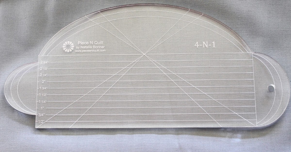 Piece N Quilt Introducing The 4N1 Machine Quilting Ruler
