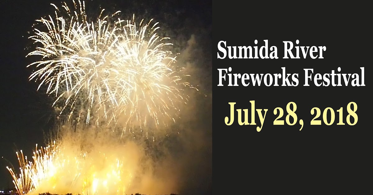 Japan Backpackers Express Sumida river fireworks displays