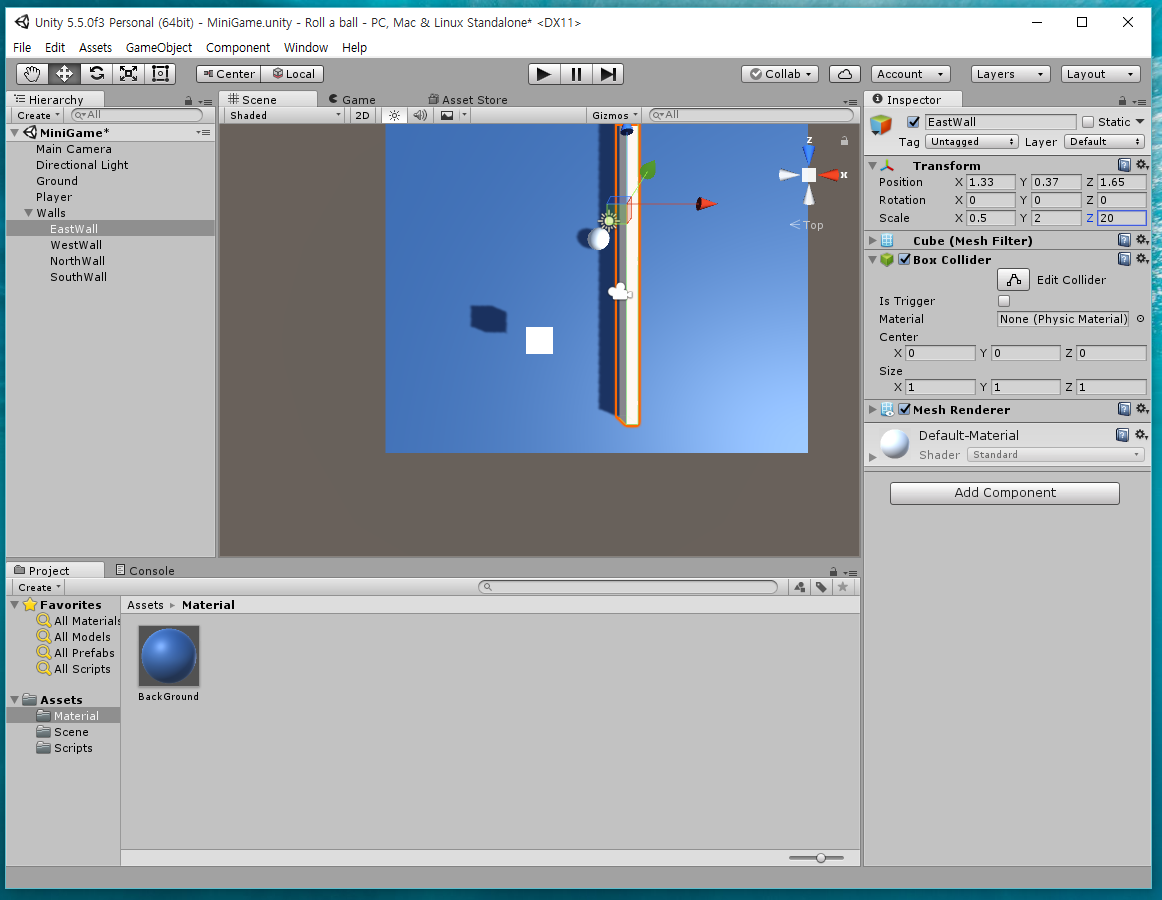 LucidCode's Unity Development Unity 5 Making walls