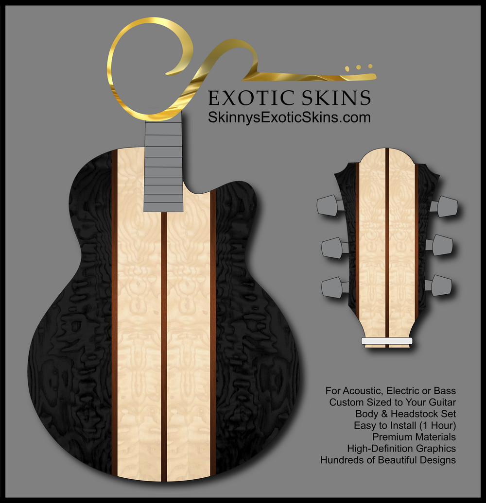 Guitar Skins Introducing Skinny's Exotic Guitar Skins!