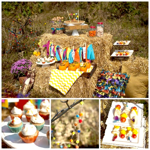 Kara s Party Ideas Fall  Harvest  Rustic Thanksgiving Party  - 41