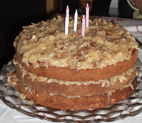 Dying for Chocolate: GERMAN CHOCOLATE CAKE: History & Recipe