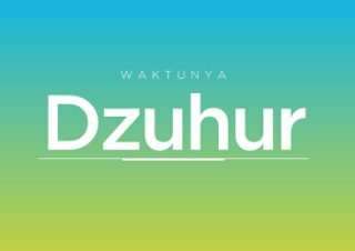 Tata Cara Dan Bacaan Sholat Dzuhur Beserta Arti Dan Gambarnya - Tata