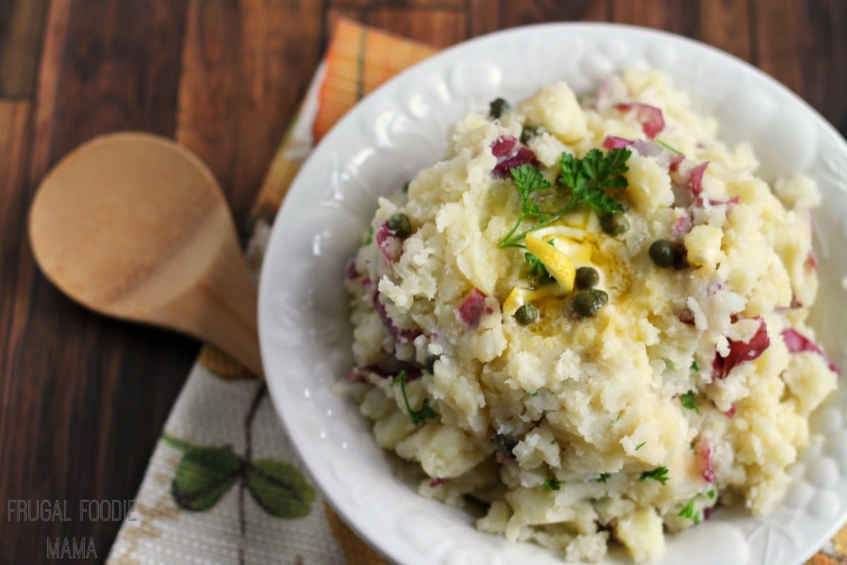 Buttery Fresh Herb Smashed Potatoes