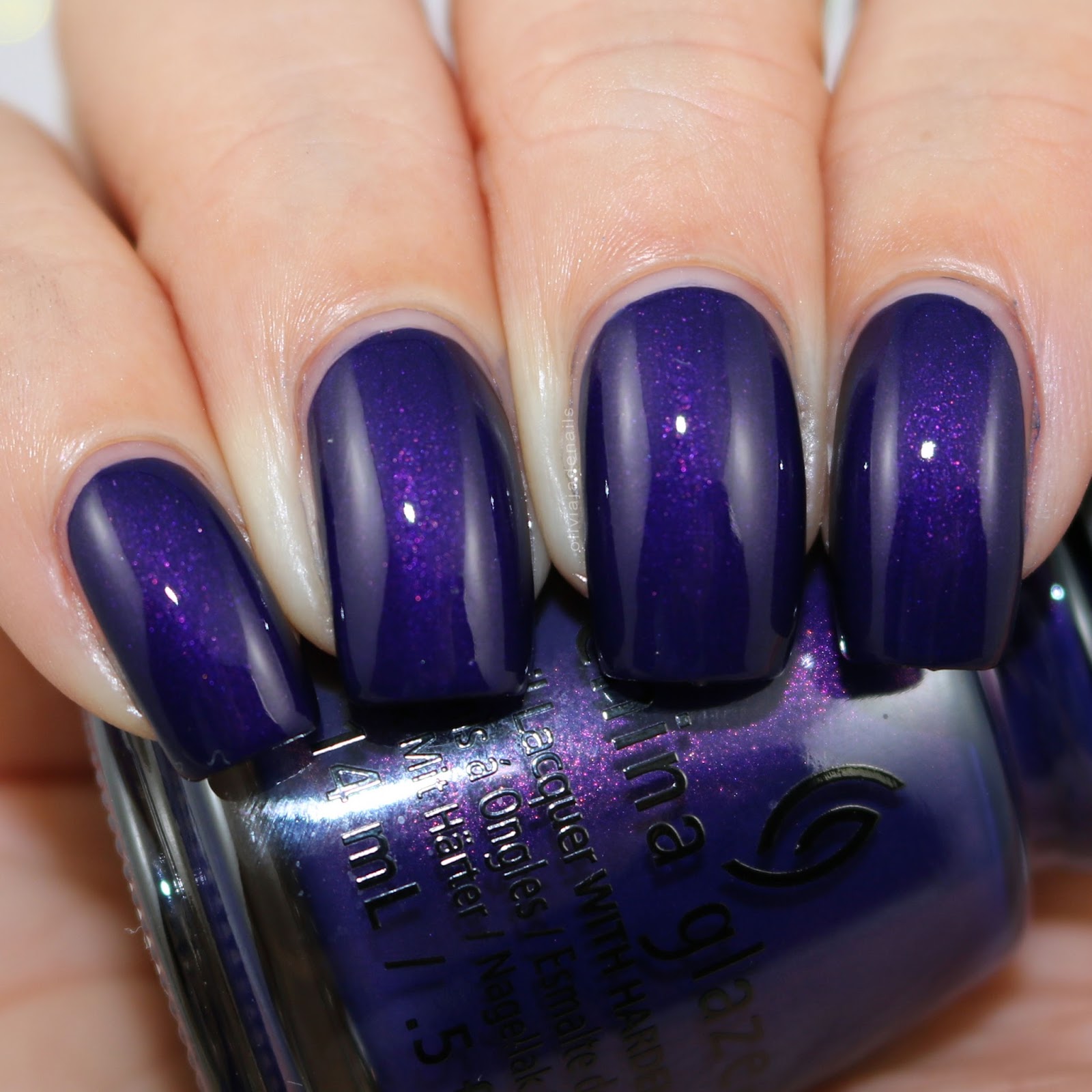 China Glaze Crown For Whatever swatched by Olivia Jade Nails