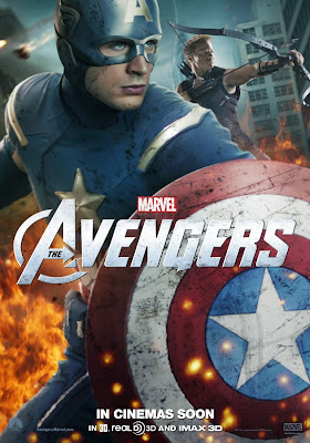 The Avengers International Character Movie Posters - Chris Evans as Captain America & Jeremy Renner as Hawkeye