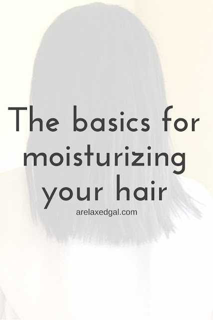 Having moisturized hair is key for having healthy hair. Here are some basics on how to moisturize your hair and keep it moisturized. | arelaxedgal.com The basics for moisturizing your hair | arelaxedgal.com