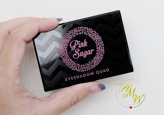 a photo of Pink Sugar Eye Candy Eye Shadow Quad in Cafe Latte review and look by Nikki Tiu Askmewhats