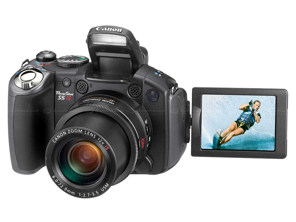 Ltest gdgets canon powershot S5is 18 megapixel digital camera
