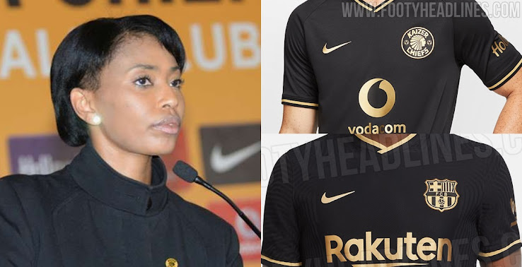 Kaizer Chiefs Reacts To Identical Black Gold Barcelona Kit Footy Headlines