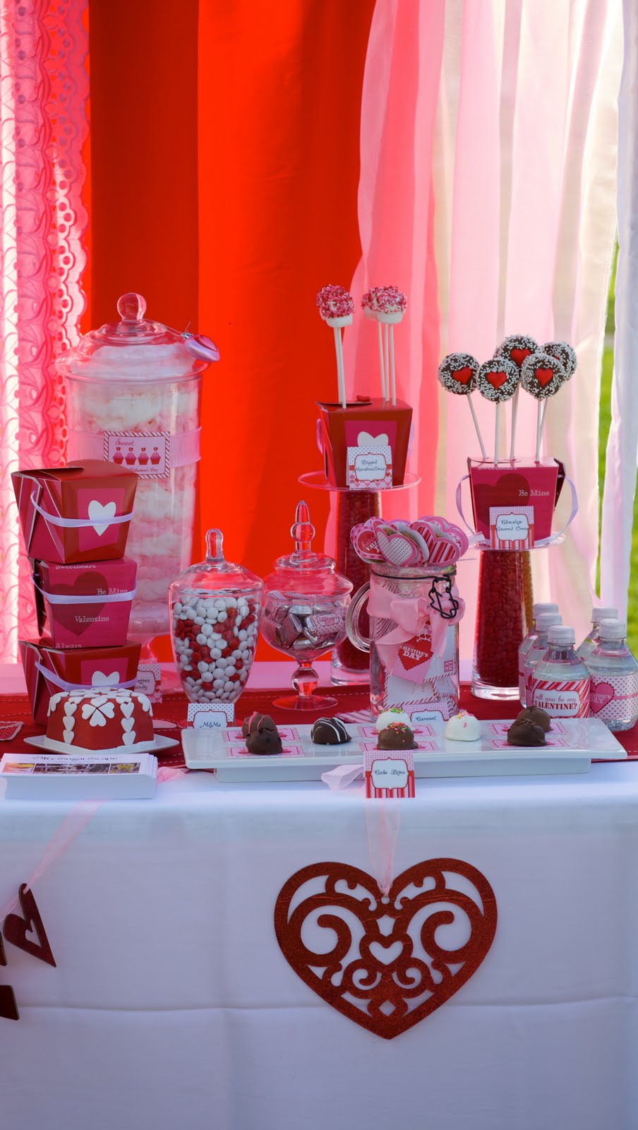 Happy Valentine's Day! A Sweet Table - Anders Ruff Custom Designs, LLC