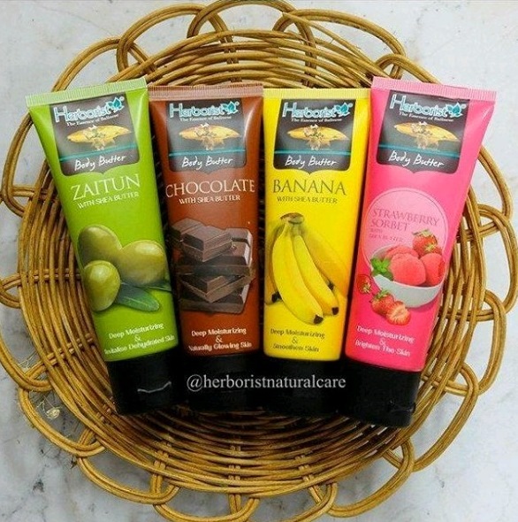 Review Herborist Body Butter Strawberry Sorbet