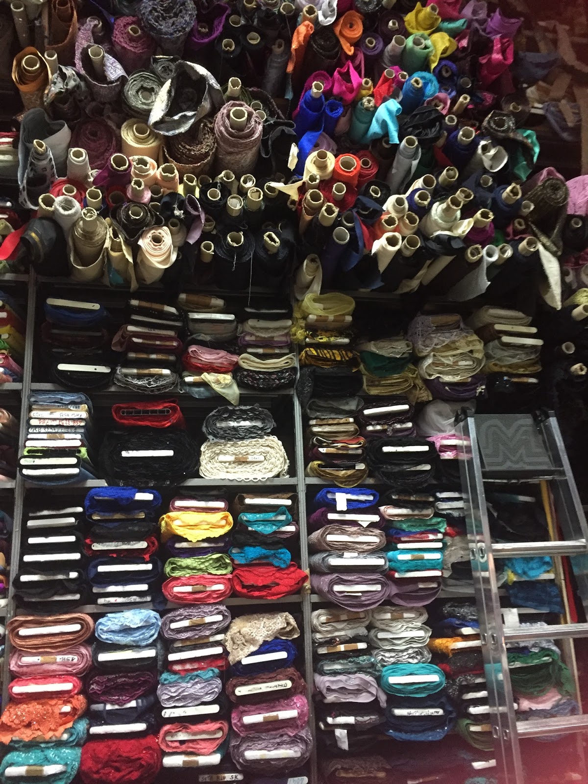 Kate Henderson Quilts Fabric Shopping in Rome