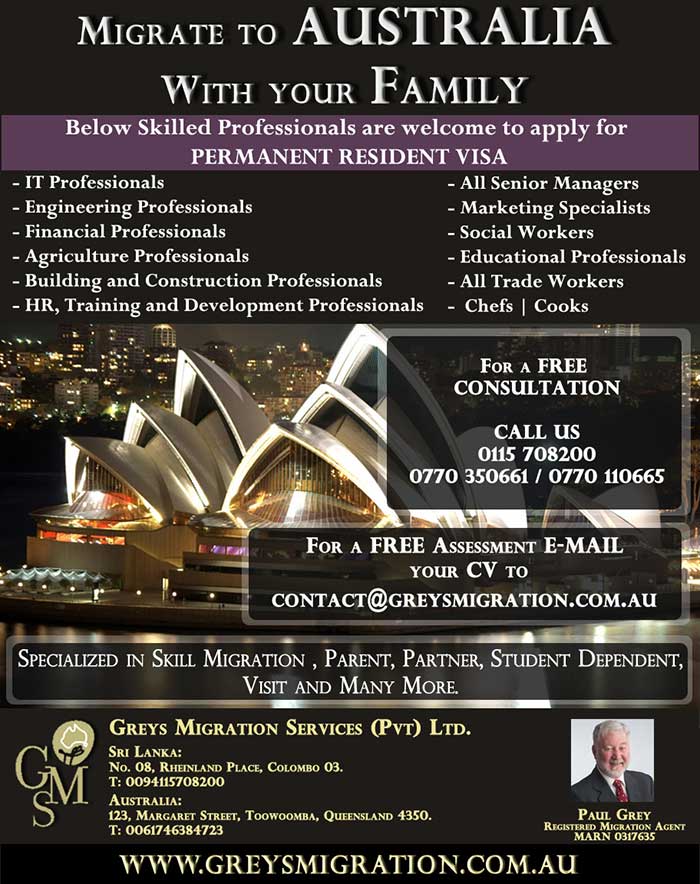 Migrate to Australia with your Family.