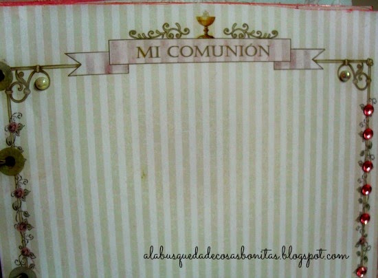 Album Primera Comunión scrapbooking
