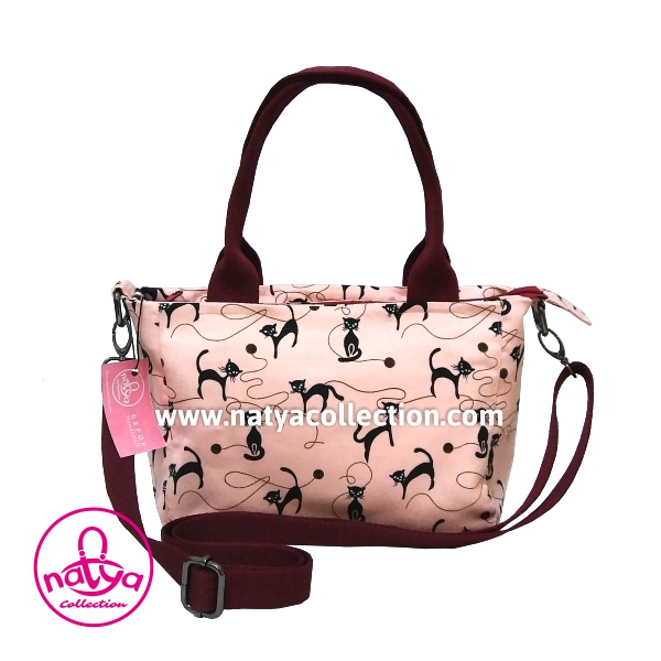 Tas Kanvas Motif Kucing - Tas Wanita/Cewek UKM Depok Natya Collection Tas Kanvas Motif Kucing - Tas Wanita/Cewek UKM Depok Natya Collection