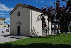 The church of Santa Croce and San Rocco, where the funeral for Pier Paolo Pasolina took place in 1975
