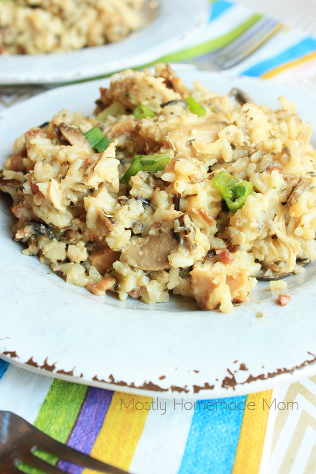 Crockpot Chicken and Wild Rice Casserole Mostly Homemade Mom