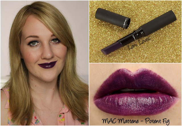 MAC Mattene - Potent Fig lipstick swatch