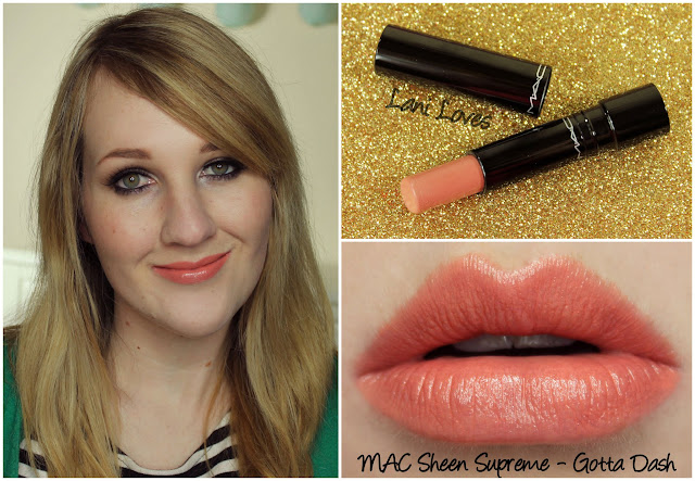MAC Gotta Dash! Sheen Supreme lipstick swatch MAC Gotta Dash! Sheen Supreme lipstick swatch