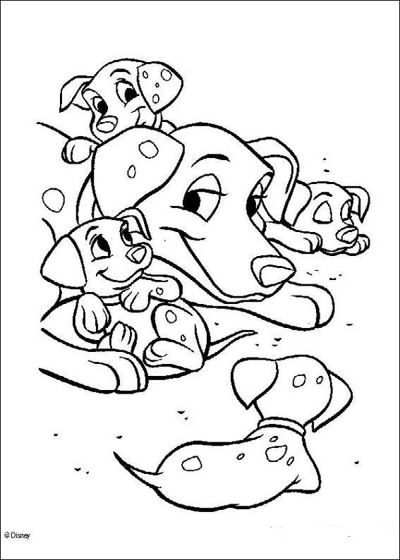 Fun Coloring Pages: 101 Dalmatians Coloring Sheets