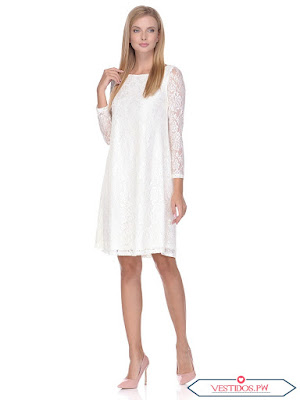 Vestido Blanco de Encaje Vestido Blanco de Encaje