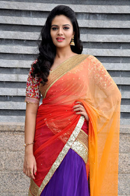 SriMukhi in Saree Photos
