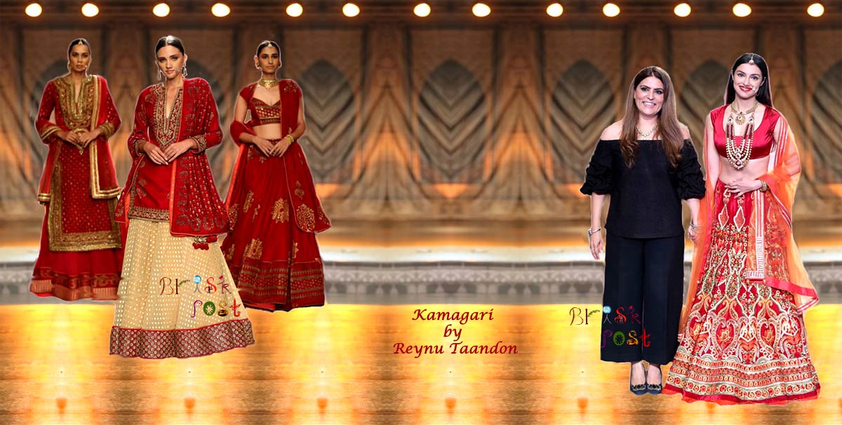 Divya Ghosla in Reynu Taandon Royal New-Age Indian Bride Divya Ghosla for Kamangari by Reynu Taandon