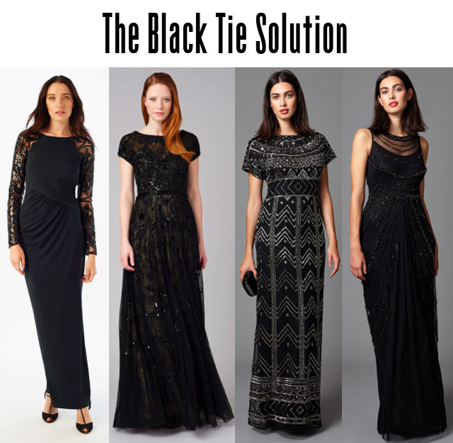 phase eight black tie dresses