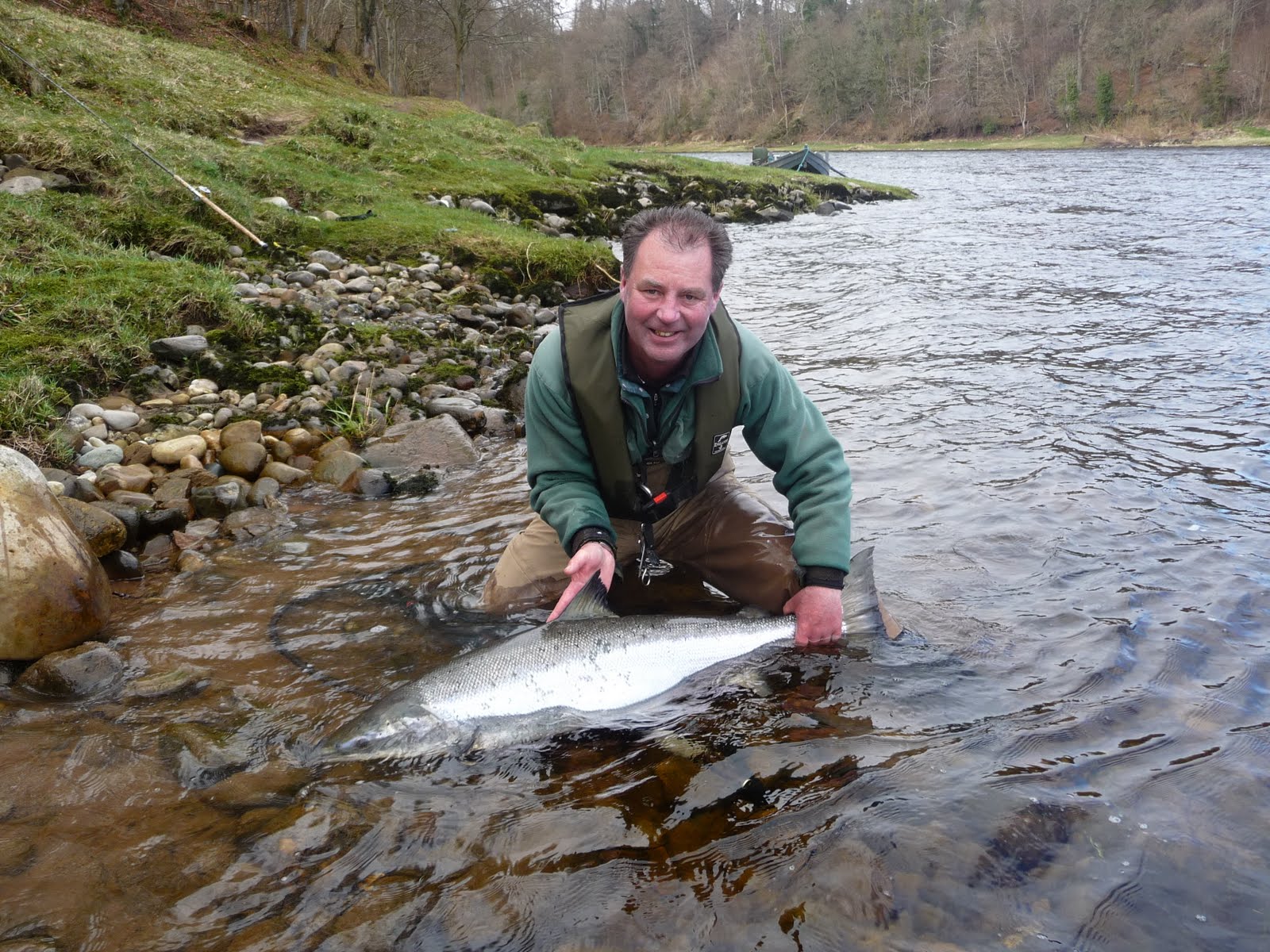 Salmon Fishing Scotland. Salmon Fishing Scotland River Tay Spring
