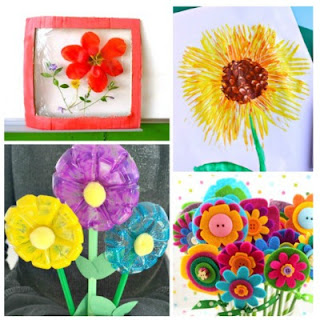 50 FLOWER CRAFTS FOR KIDS TO MAKE THIS SPRING