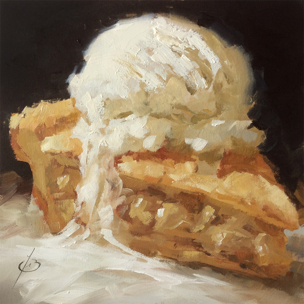 TOM BROWN FINE ART APPLE PIE by TOM BROWN