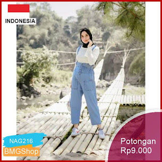 NAG216 Celana Overall Jeans Premium Murah Bmgshop