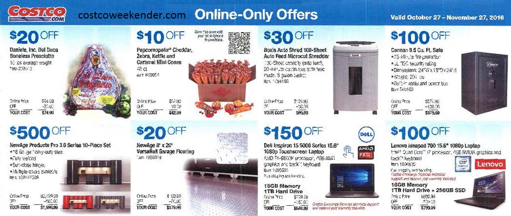 November costco coupons